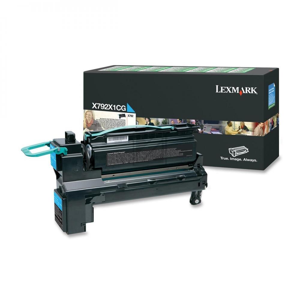 X792X1CG LEXMARK X792 Toner cyan HC return 20.000Seiten