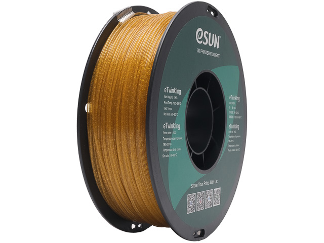 ETWINKLING 1,75mm GOLD 1kg ESUN 3D FILAMENT