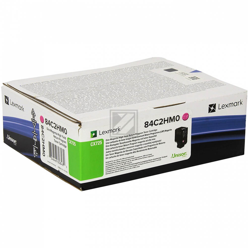 84C2HM0 LEXMARK CX72x Toner magenta return 16.000Seiten