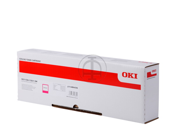 44844506 OKI C831 TONER MAGENTA 10.000Seiten