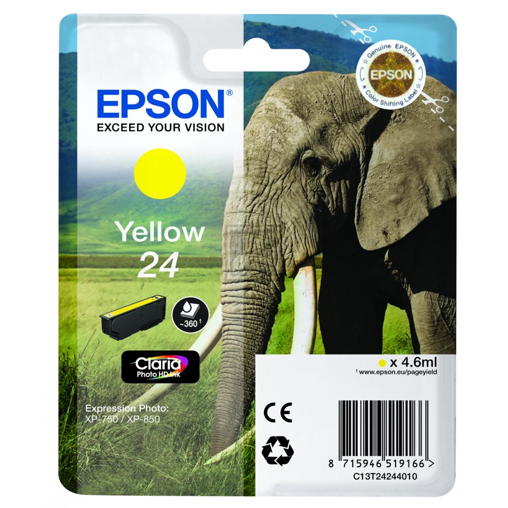 C13T24244012 EPSON XP Tinte yellow ST 360Seiten 4,6ml