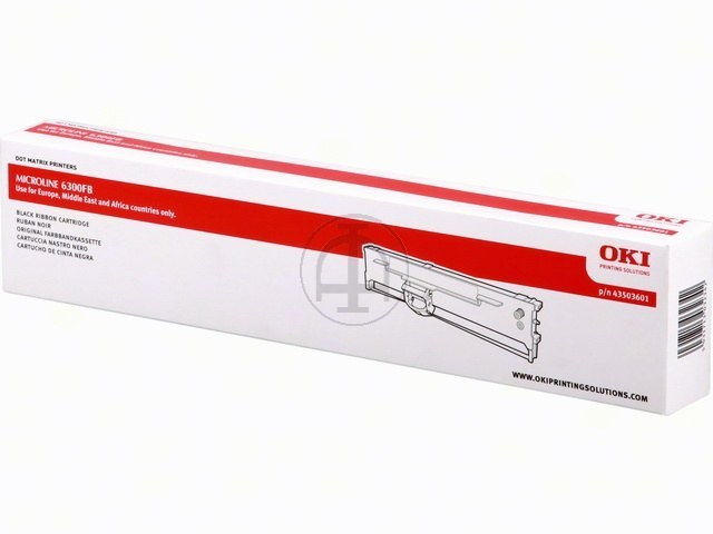 43503601 OKI ML6300FB FBK NYLON SCHWARZ 4Mio Zeichen