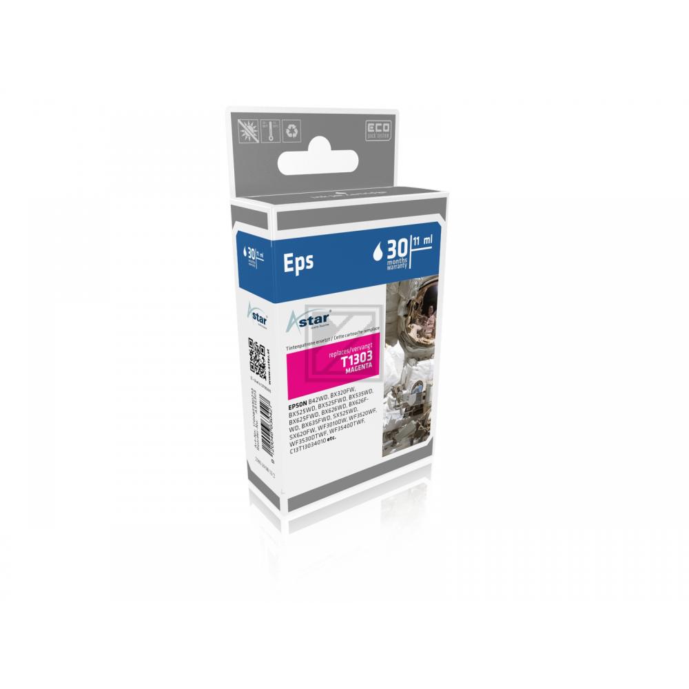 AS15303 ASTAR EPSON T1303 BX Tinte magenta rebuilt 600Seiten Chip 10,1ml