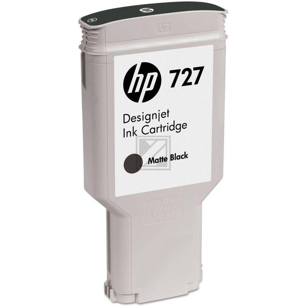 C1Q12A HP 727 DNJ Tinte matt black EHC 300ml