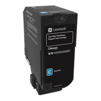 74C2HC0 LEXMARK CS72x Toner cyan return 12.000Seiten