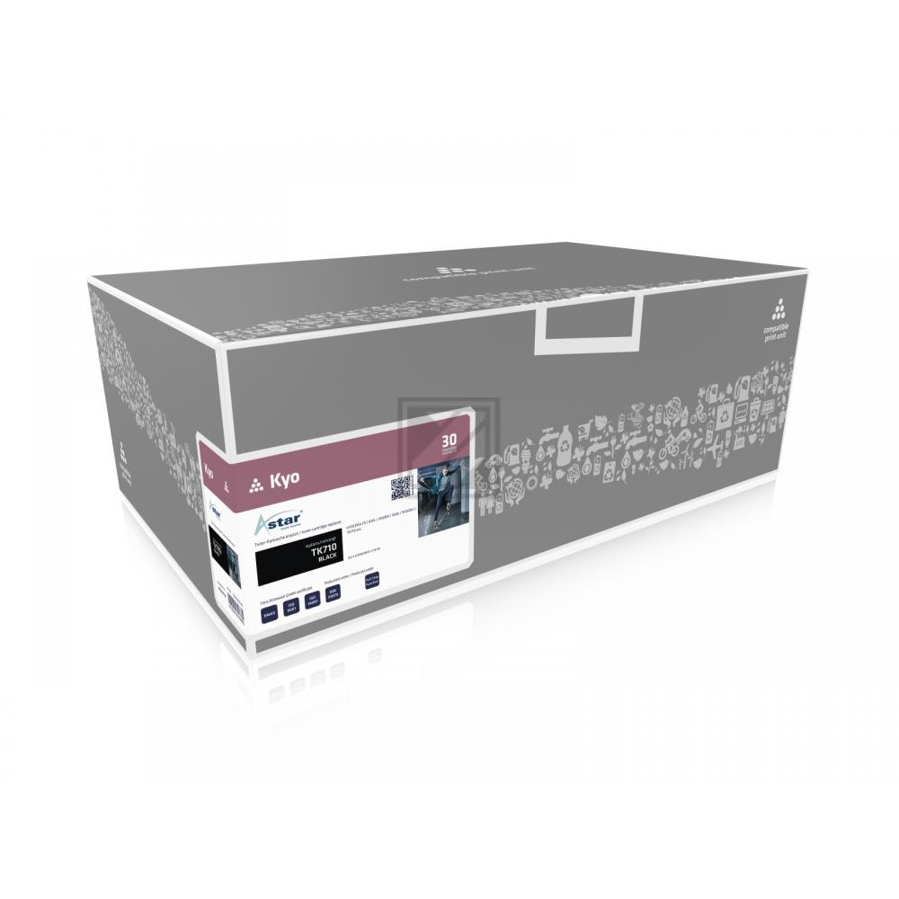 AS10710 ASTAR KYOCERA TK710 FS Toner black rebuilt 40.000Seiten Chip