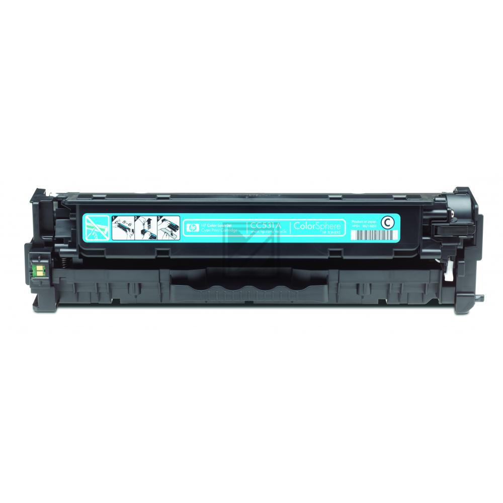 CC531A HP 304A CLJ Cartridge cyan HC 2800Seiten