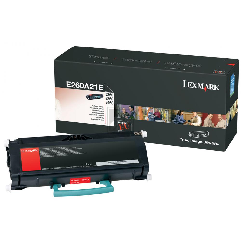 E260A21E LEXMARK Optra E Cartridge black ST 3500Seiten
