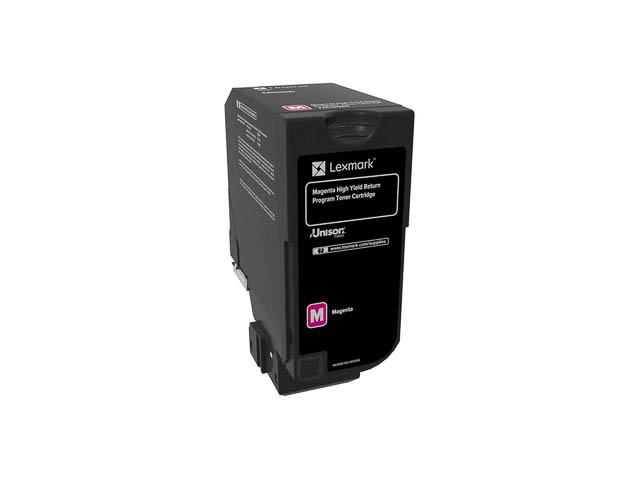 74C2HM0 LEXMARK CS725 TONER MAGENTA 12.000Seiten return