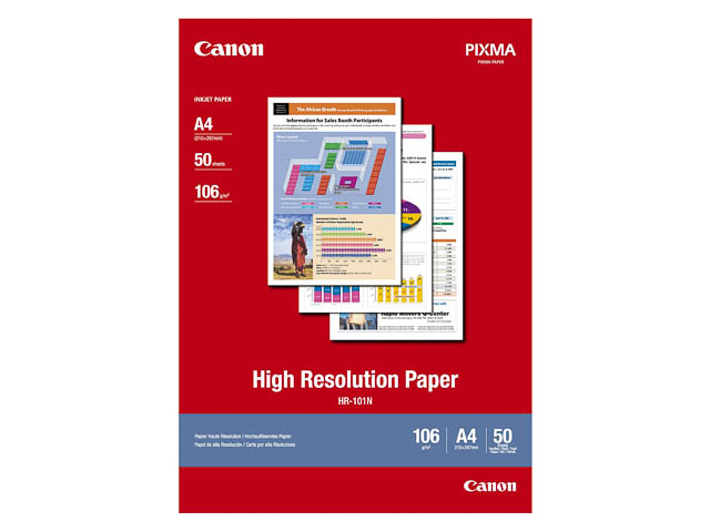 HR101N CANON PAPIER A4 1033A002 50Blatt 106gr hochaufloesend