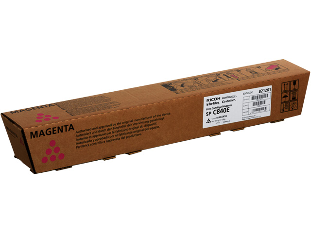 821261 RICOH SPC840DN TONER MAGENTA Type SPC840A 30.000Seiten