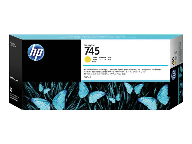 F9K02A HP DNJ Z5600 TINTE YELLOW HP745 300ml