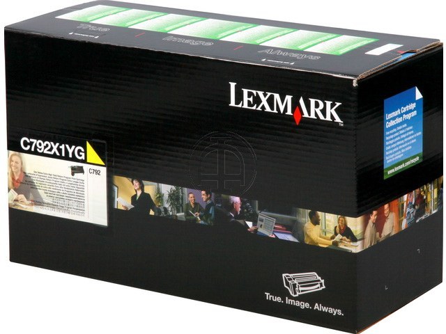 C792X1YG LEXMARK C792 TONER YELLOW HC 20.000Seiten hohe Kapazitaet return