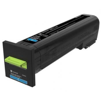 82K2XC0 LEXMARK CX82x Toner cyan return 22.000Seiten