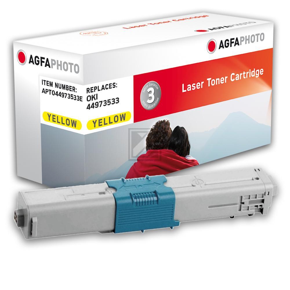 APTO44973533E AP OKI 44973533 C/MC Toner yellow rebuilt 1500Seiten