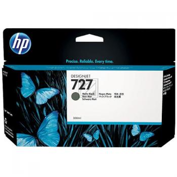 C1Q12A HP 727 DNJ Tinte matt black EHC 300ml