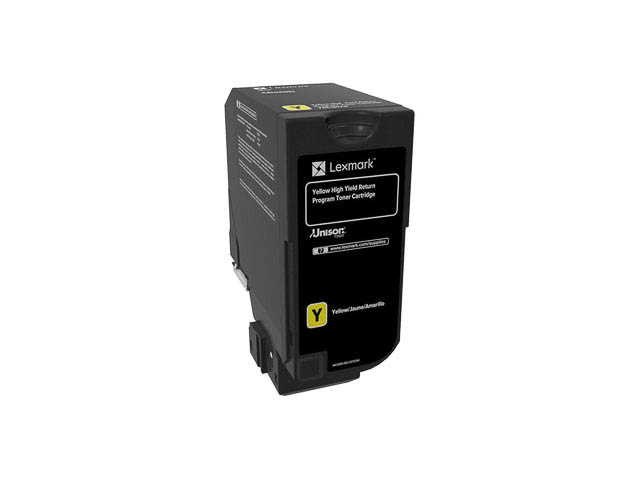 74C2HY0 LEXMARK CS725 TONER YELLOW 12.000Seiten return