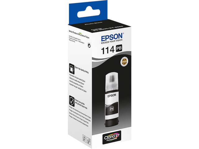 C13T07B140 EPSON ET8500 FOTOTINTE BLACK 70ml Flasche EcoTank 114