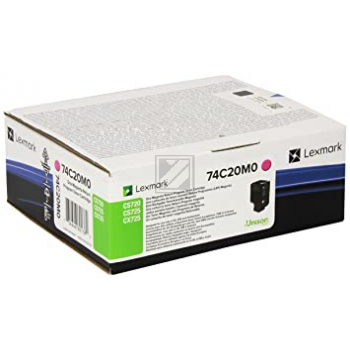 74C20M0 LEXMARK CS72x Toner magenta ST return 3000Seiten