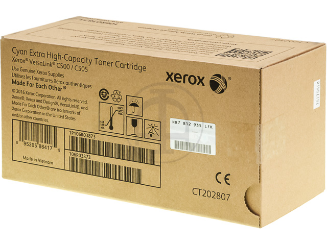 106R03873 XEROX VERSALINK C500 TONER CY 9000Seiten extra hohe Kapazitaet