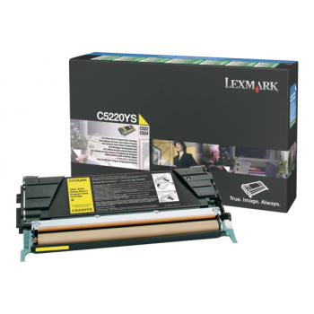 C5220YS LEXMARK Optra C Toner yellow return 3000Seiten