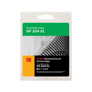 185H030430 KODAK HP N9K08AE DJ Tinte black HC rebuilt 300Seiten Blister 15ml