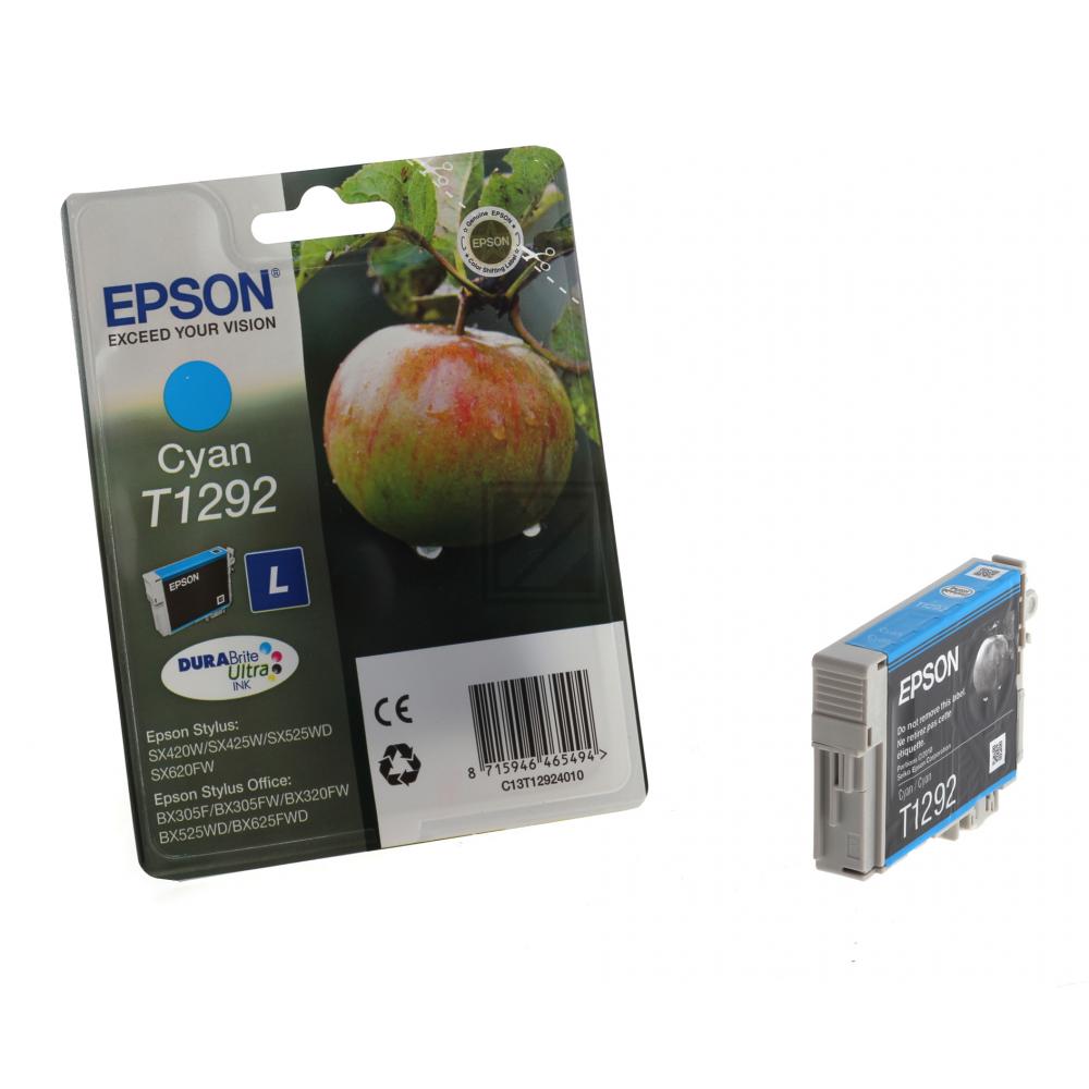 C13T12924012 EPSON BX Tinte cyan ST 474 Seiten 7ml