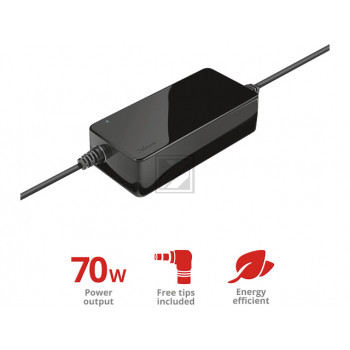 22141 TRUST PRIMO USB LADEGERAET 70W universal schwarz Laptop