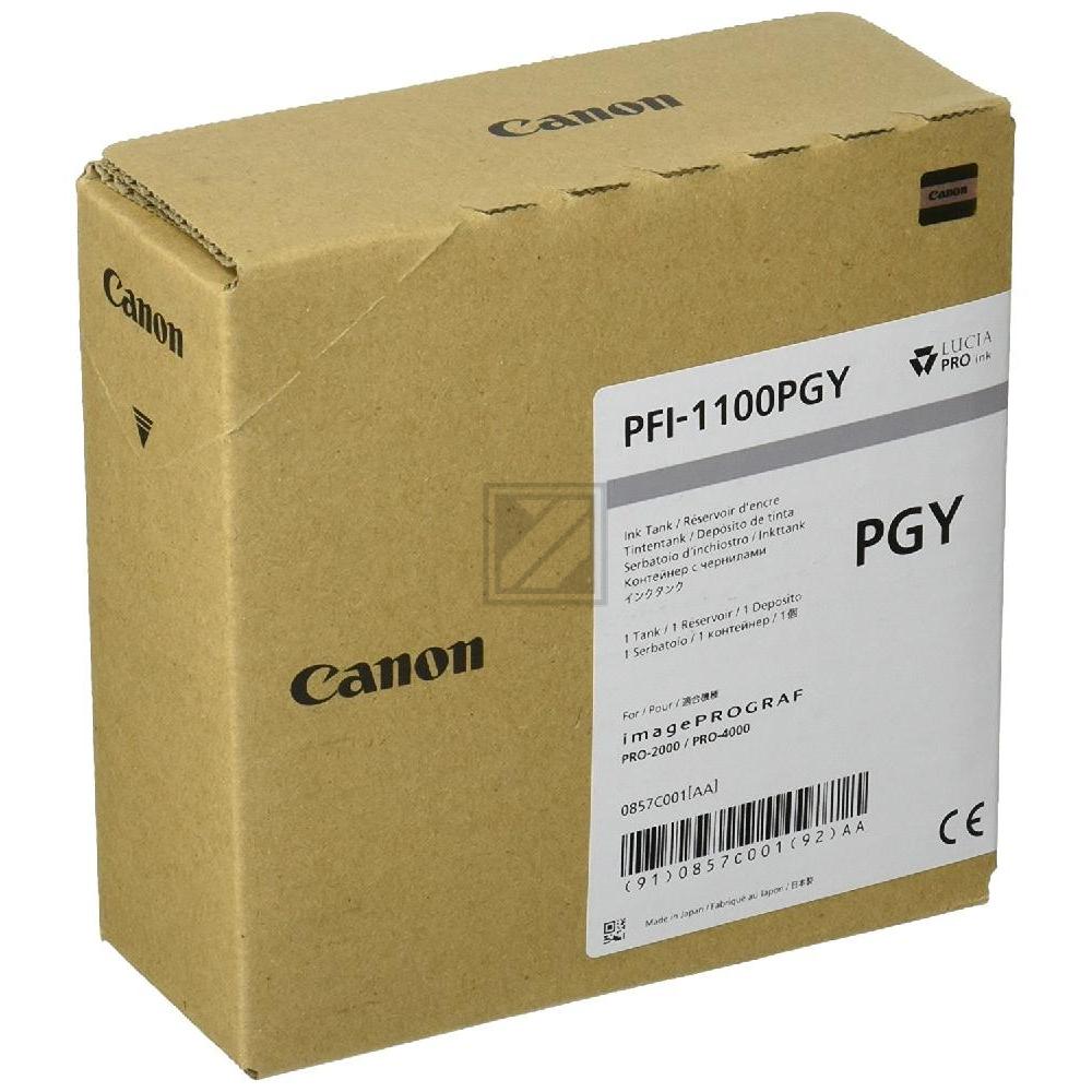 0857C001 CANON PFI1100PGY IPF Fototinte photo grey 160ml