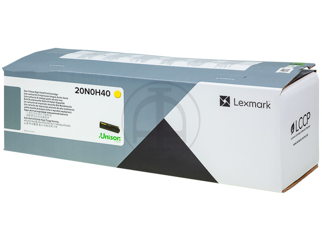 20N0H40 LEXMARK CS331 TONER YELLOW HC 4500Seiten hohe Kapazitaet