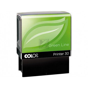COLOP GREEN LINE PRINTER 30 TEXTSTEMPEL 127760 individuelle Textplatte schwarz