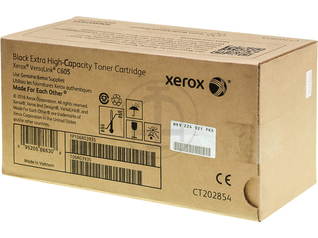 106R03935 XEROX VERSALINK C605 TONER BK 18.000Seiten extra hohe Kapazitaet