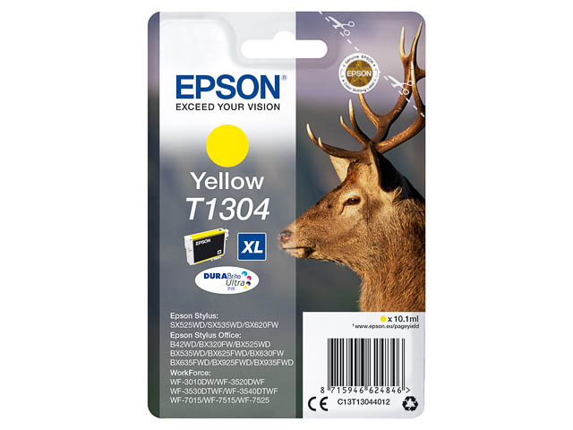 C13T13044012 EPSON BX320FW TINTE YEL HC 10,1ml 855Seiten hohe Kapazitaet