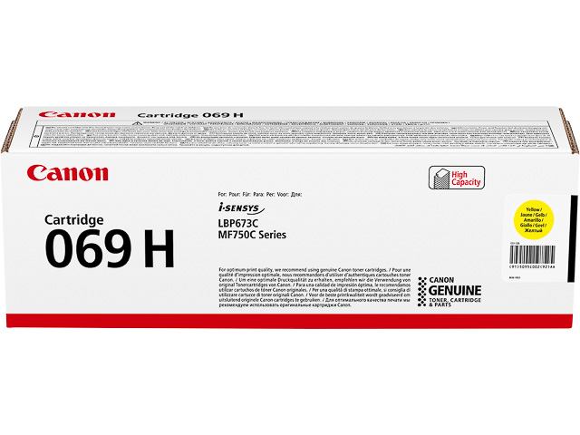 5095C002 LBP763CDW CARTRIDGE YELLOW HC 069HY 5500Seiten hohe Kapazitaet