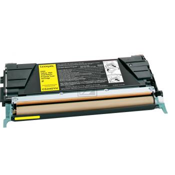 C5240YH LEXMARK Optra C Toner yellow HC return 5000Seiten