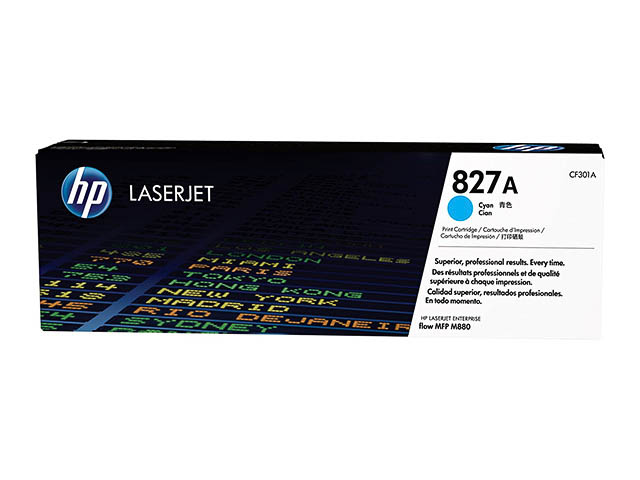 CF301A HP CLJ M880 TONER CYAN HP827 32.000Seiten