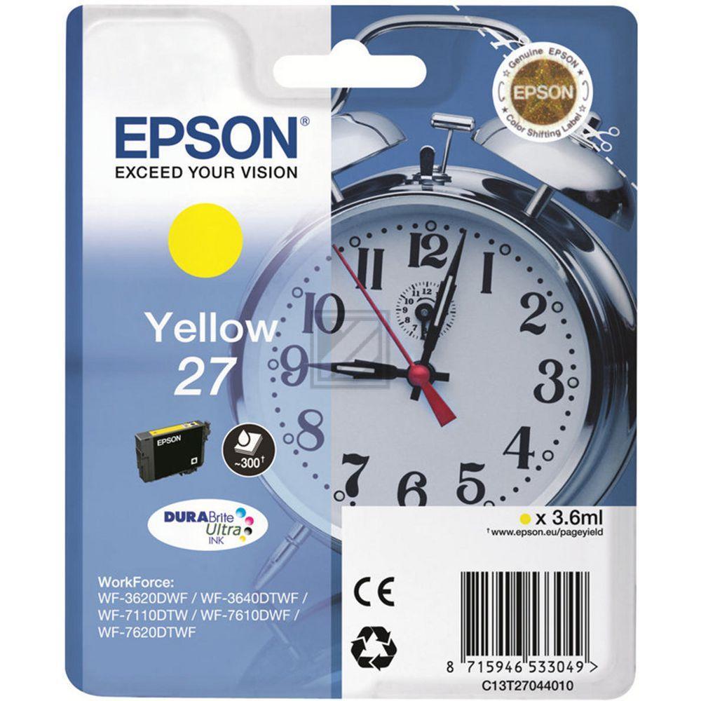 C13T27044012 EPSON WF Tinte yellow ST 300Seiten 3,6ml