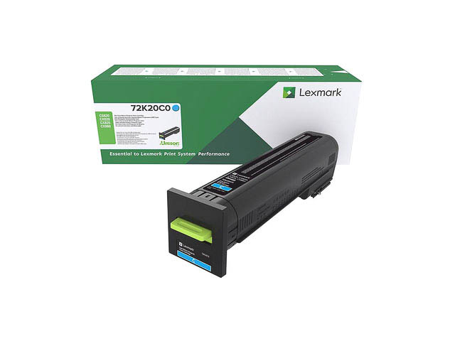 72K20C0 LEXMARK CS820 TONER CYAN 8000Seiten return