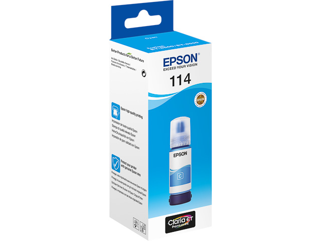 C13T07B240 EPSON ET8500 TINTE CYAN 70ml Flasche EcoTank 114