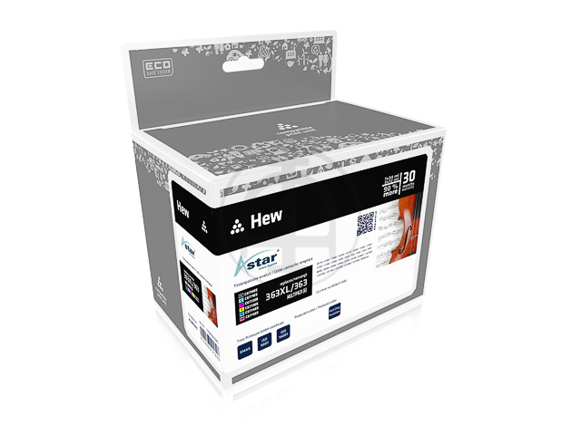 AS46363 ASTAR HP PS8250 (6) CMYK PH-C/M 363XL/363 1x34/3x12/2x5,5ml XXL