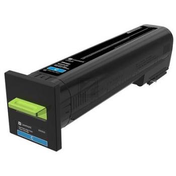 82K0X20 LEXMARK CX82x Toner cyan 22.000 Seiten
