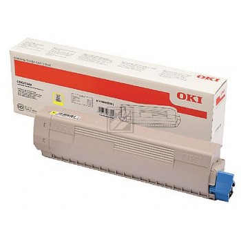 46443101 OKI C8xx Toner yellow HC 10.000 Seiten