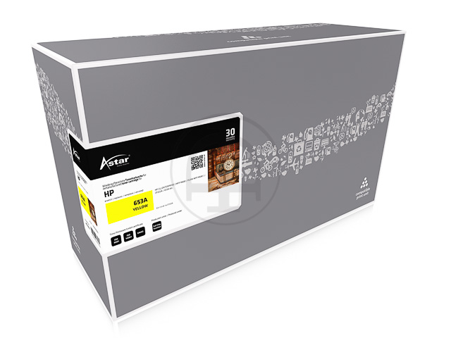 AS13653 ASTAR HP CLJM680 CARTR YEL CF322A/653A 16.500Seiten