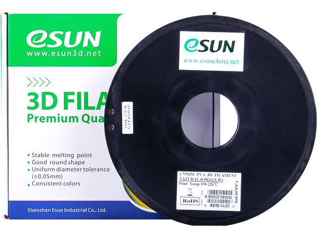 PVA 1,75mm NATURAL 0,5kg ESUN 3D FILAMENT