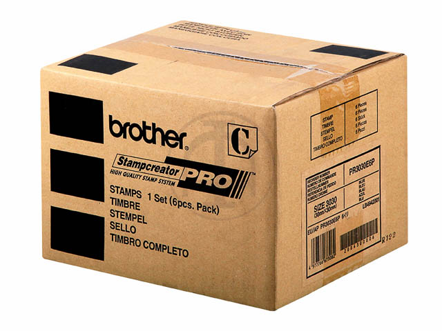 PR3030E6P BROTHER SC2000 STEMPEL BLAU 30x30mm