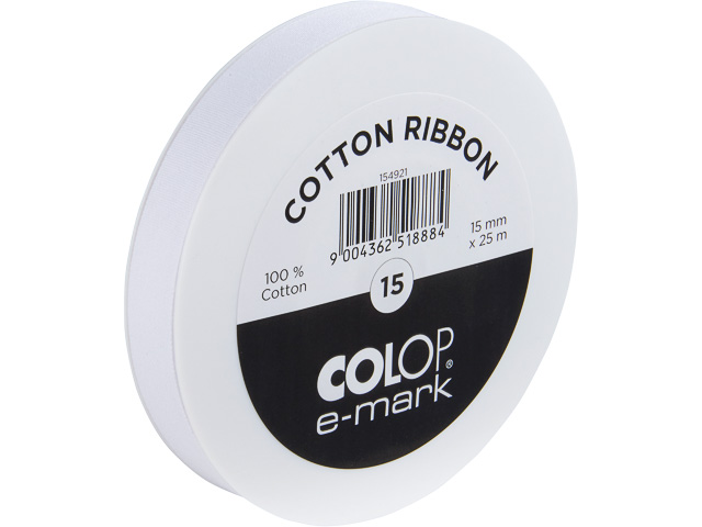 COLOP E-MARK RIBBON 15 154921 Baumwolle 25m 15mm