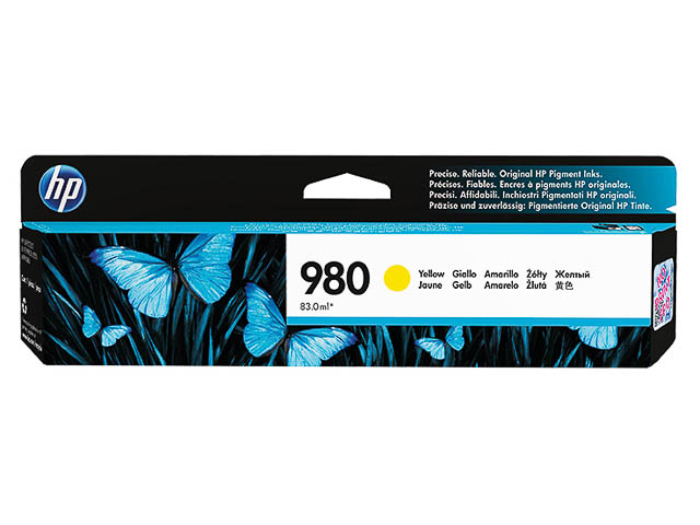 D8J09A HP OJ SFP X555 TINTE YELLOW HP980 6600Seiten