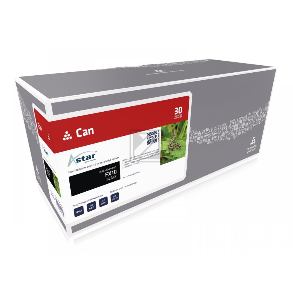 AS10100 ASTAR CANON FX10 Fax Cartridge black rebuilt 2000Seiten