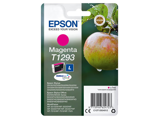 C13T12934012 EPSON BX320FW TINTE MAG ST 7ml 378Seiten Standard Kapazitaet
