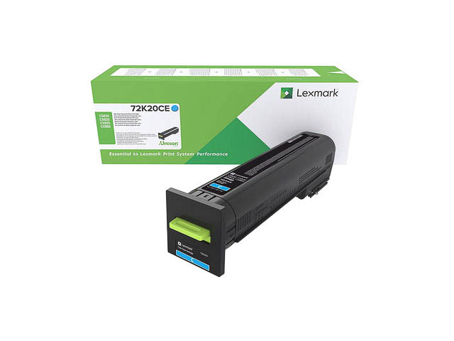 72K20CE LEXMARK CORPORATE TONER CYAN 8000Seiten Projekt